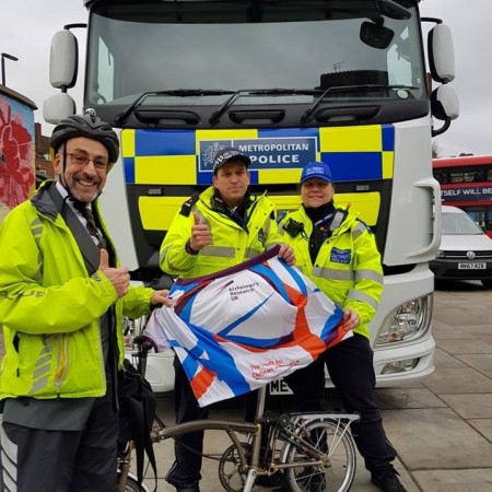 Professor Gets Bike Marked On Way To Receive Knighthood Professor Gets Bike Marked On Way To Receive Knighthood
