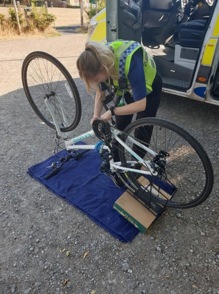 Gloucestershire Constabulary Holds First Countywide Bike Marking Event, Registering Approximately 230 Bicycles Gloucestershire Constabulary Holds First Countywide Bike Marking Event, Registering Approximately 230 Bicycles