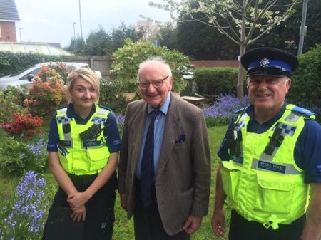 WW2 Veteran Welcomes New DNA Burglary Deterrent WW2 Veteran Welcomes New DNA Burglary Deterrent